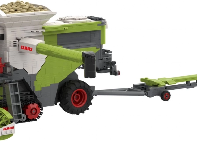 Set de construcție Brixies Plus Claas Lexion 8900 Terra Trac cu remorcă