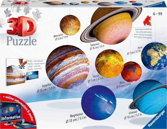 Sistem planetar 3D 522 piese