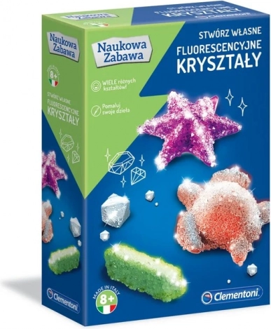 Set științific cristale fluorescente