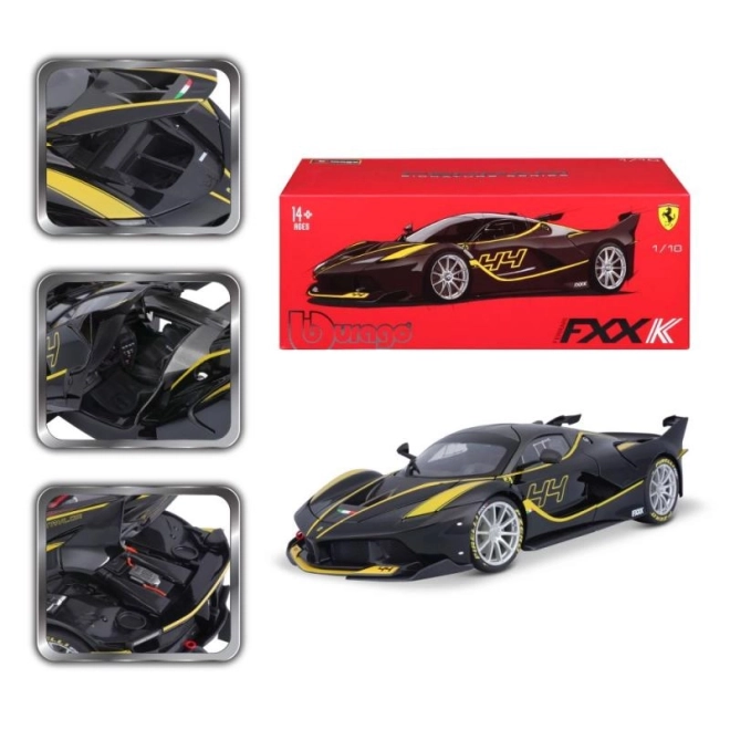 Model metalic Ferrari FXX K din seria Signature de la Bburago la scara 1:18