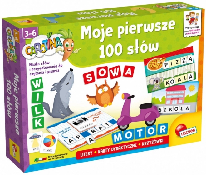 Set educativ Carotina primele mele 100 de cuvinte