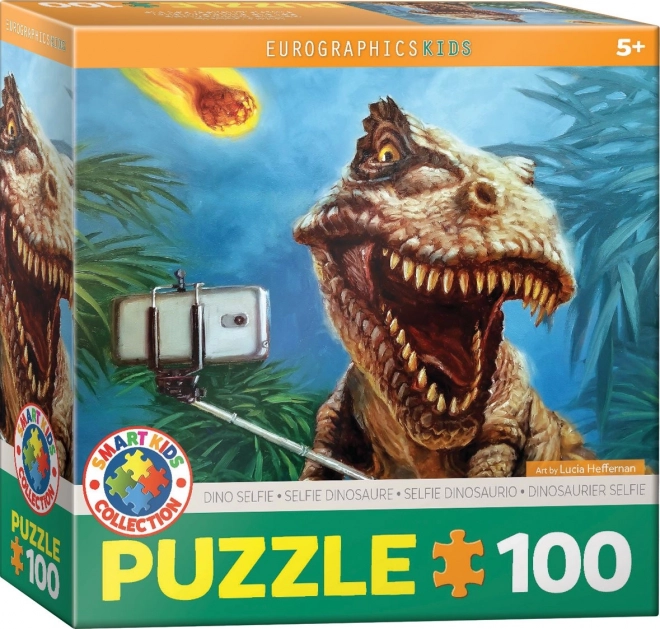 Puzzle Dino Selfie 100 piese