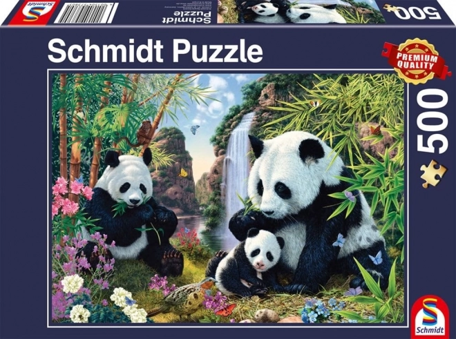 Puzzle Pandy la cascada 500 piese