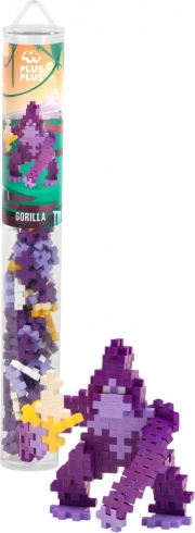 Plus-Plus gorilă – set de construcție creativ 100 piese în tub
