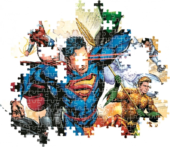 Puzzle 500 piese compact DC Comics Liga Justiției