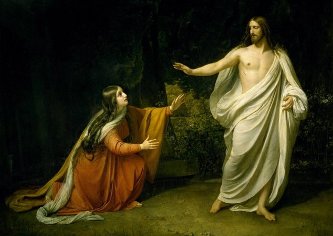 Puzzle cu scena lui Hristos și Maria Magdalena după Înviere - 1000 piese