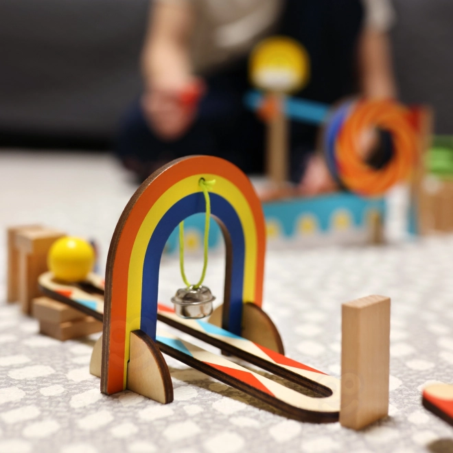 Domino din lemn pentru copii Crazy