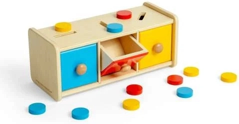 Bigjigs Toys cutie de sortare după culori