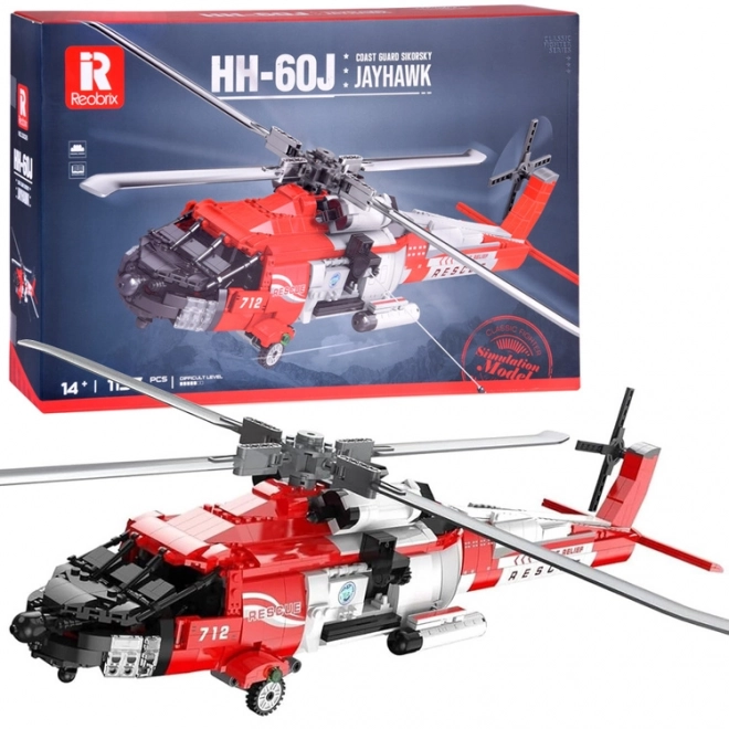 Set construcție elicopter Sikorsky HH-60J Jayhawk 1137 piese