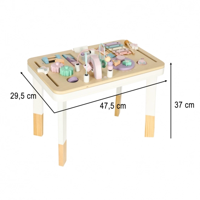 stativ de activități montessori pastelat lulilo