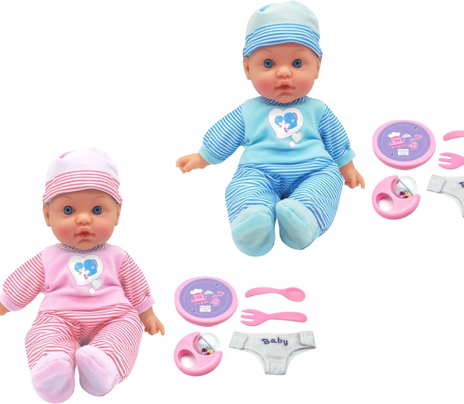 Bebeluș cu sunete și accesorii 41 cm