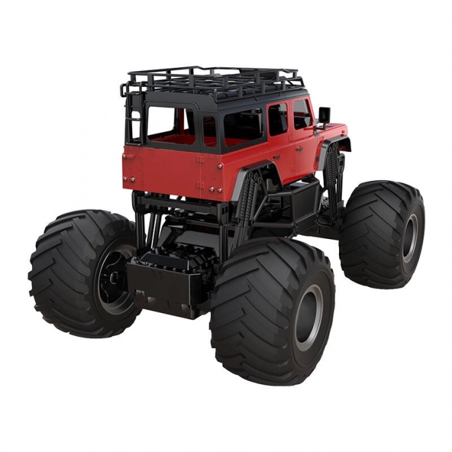 mașină telecomandă teren Land Rover Defender 1:8 roșie