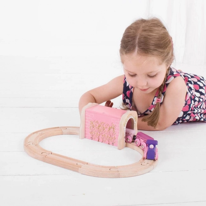 Tunel feroviar roz Bigjigs Rail