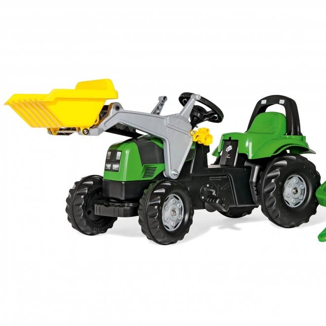 RollyKid tractor cu remorcă Deutz-Fahr Rolly Toys