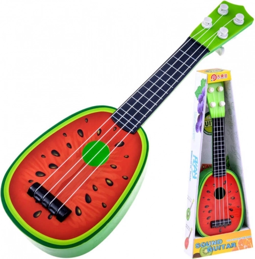 Ukulele pentru copii – chitară din plastic 37 cm – Pepene