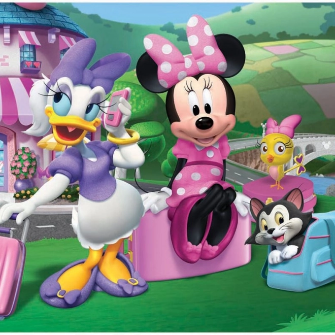 Puzzle Minnie și Daisy în vacanță 30 piese