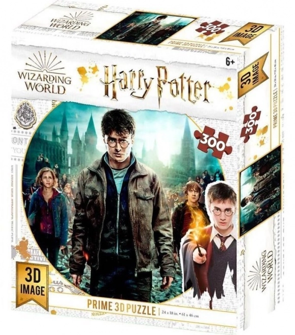 Puzzle 3D Harry, Hermione și Ron 300 piese