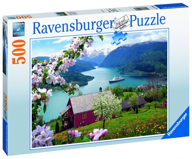 Puzzle Peisaj Scandinav Ravensburger 500 piese