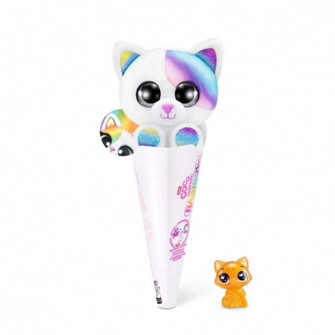 Animalul de pluș Coco Rainbow cu surpriză