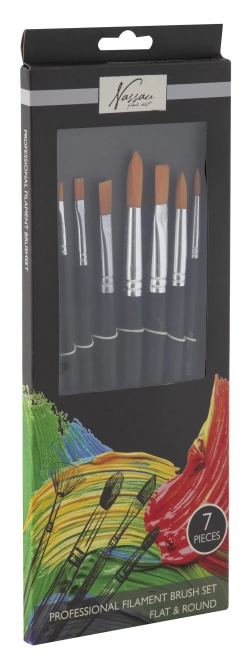 Set pensule artistice 7 piese