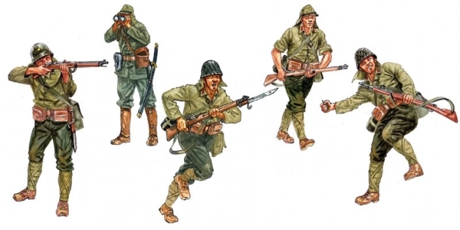 Set model Italeri Infanterie Japoneză din al Doilea Război Mondial 1:72