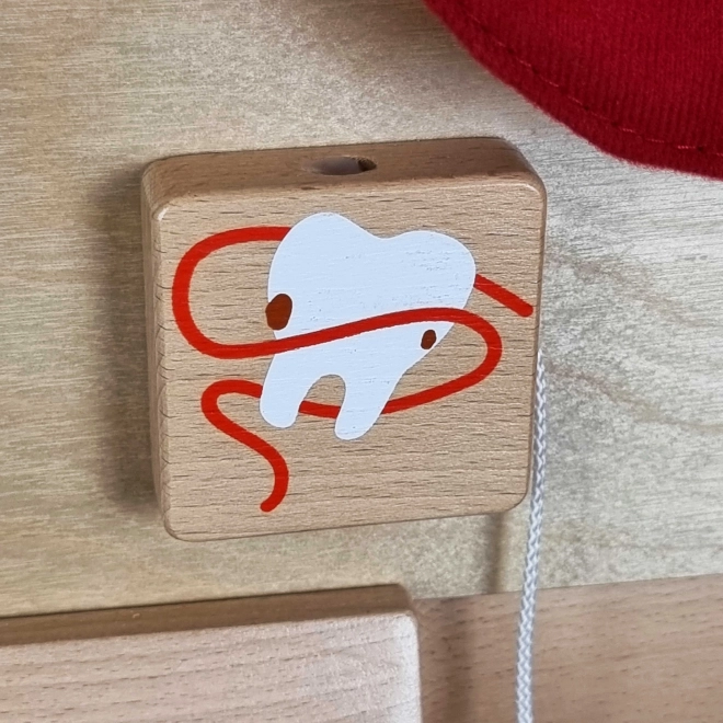 Tablă senzorială igiena orală Montessori