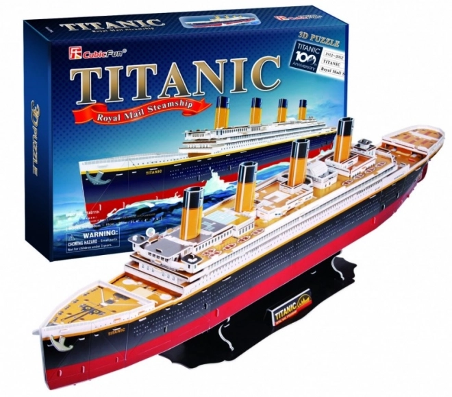 Puzzle 3D model Titanic