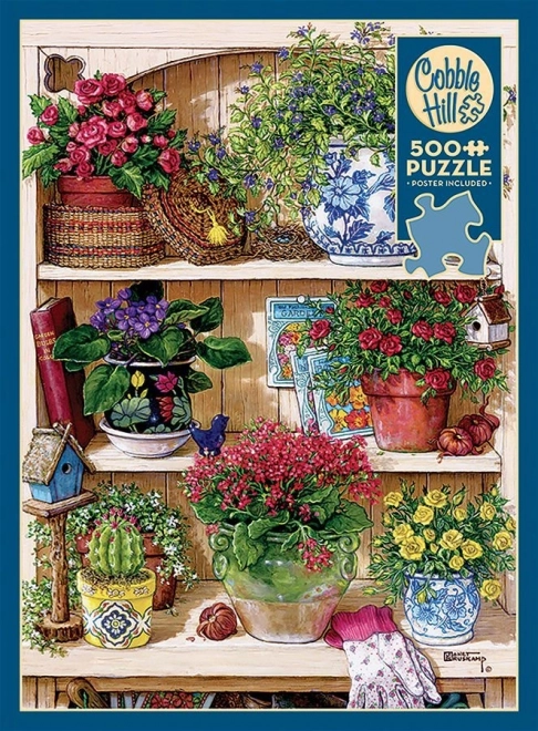 Puzzle dulap floral 500 piese Cobb Hill