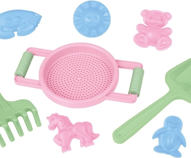 Set de nisip Lena pentru copii 8 piese