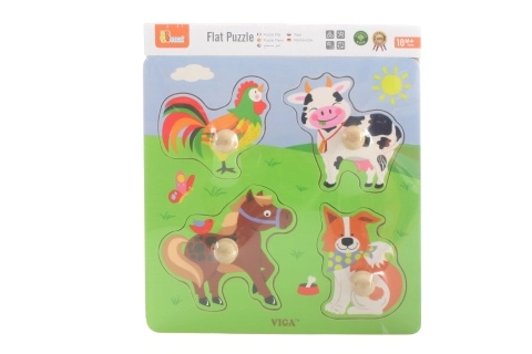 Puzzel din lemn animale domestice