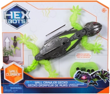 Gekon RC care urcă pe pereți cu LED și USB‑C