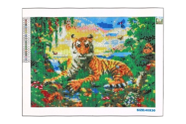 Diamant pictură Regele Junglei 30x40 cm