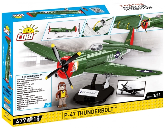 Avion WW II P-47 Thunderbolt COBI