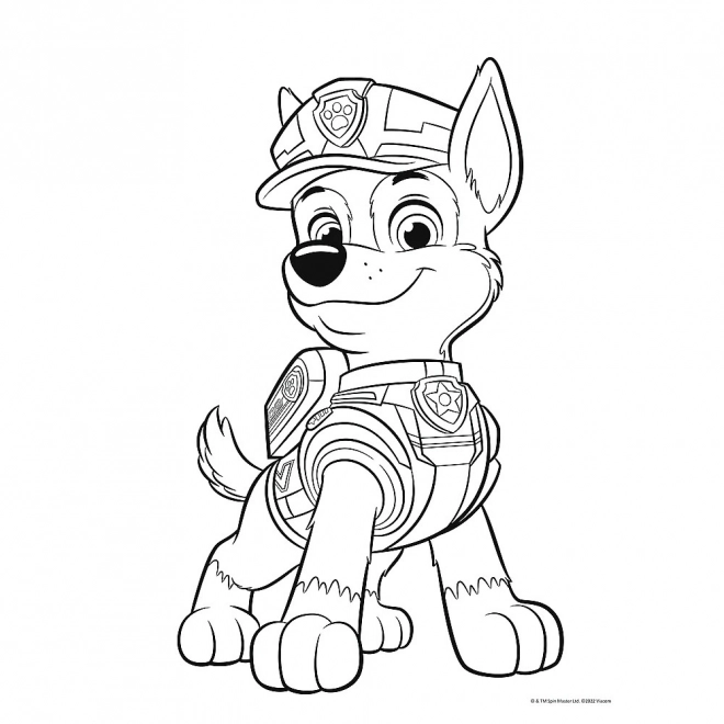 Puzzle dublu Paw Patrol cu Sky și Rubble