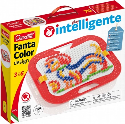 Quercetti FantaColor Design 300 buc (⌀10 mm)