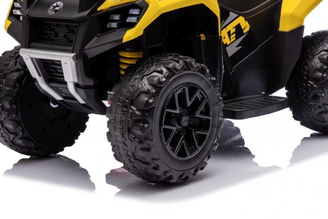 ATV electric pentru copii galbenă