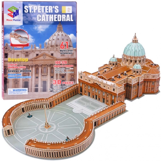 Puzzle 3D Bazilica Sf. Petru Vatican