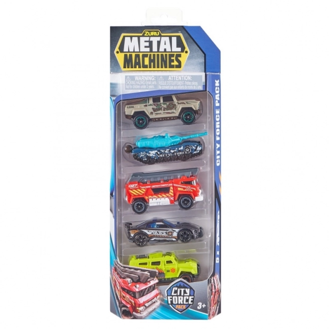 Set de vehicule Metal Machines 5-pak serie 2