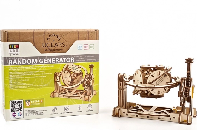 generator aleatoriu STEM 3D din lemn Ugears