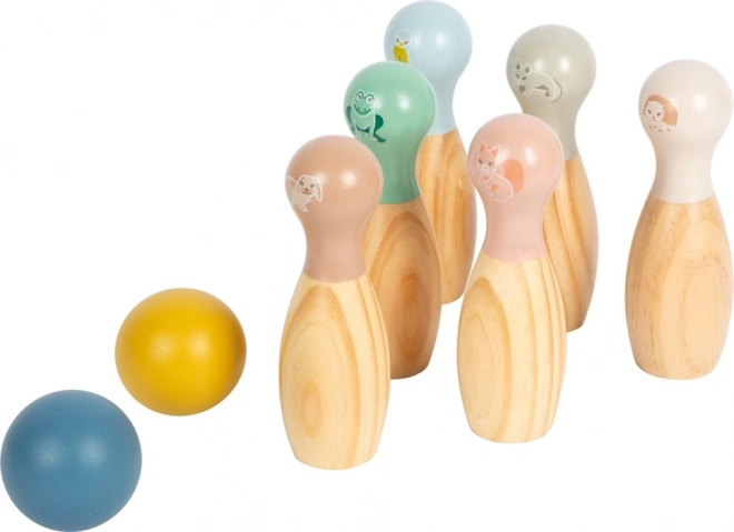 Garden Buddies joc de bowling din lemn Small Foot