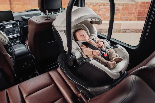 Scaun auto pentru copii comod și sigur Baby-Safe Pro, Soft Taupe