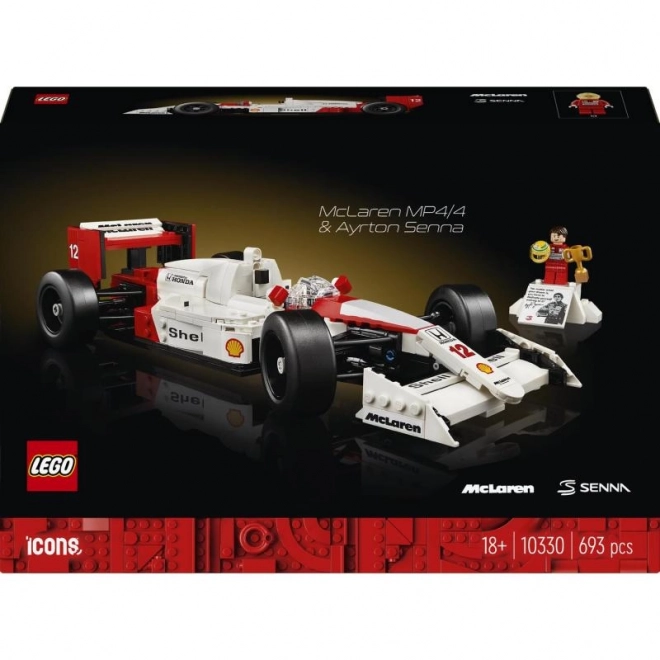 Set LEGO Icons McLaren MP4/4 și Ayrton Senna