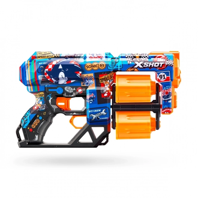 Blaster X-Shot Skins inspirat de Sonic the Hedgehog