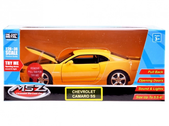 Model metalic de mașinuță Chevrolet Camaro SS