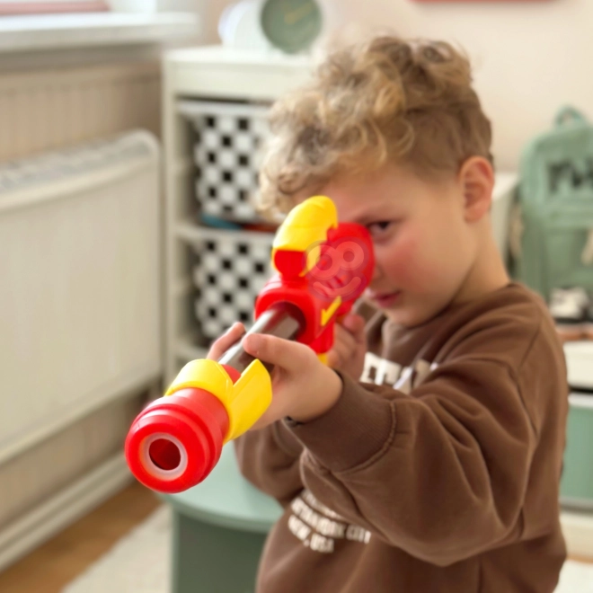 Pistol cu biluțe din spumă cu mască pentru copii - set automat 11 piese