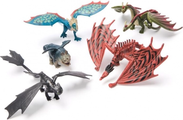 Cum să-ți dresezi dragonul, set de figurine