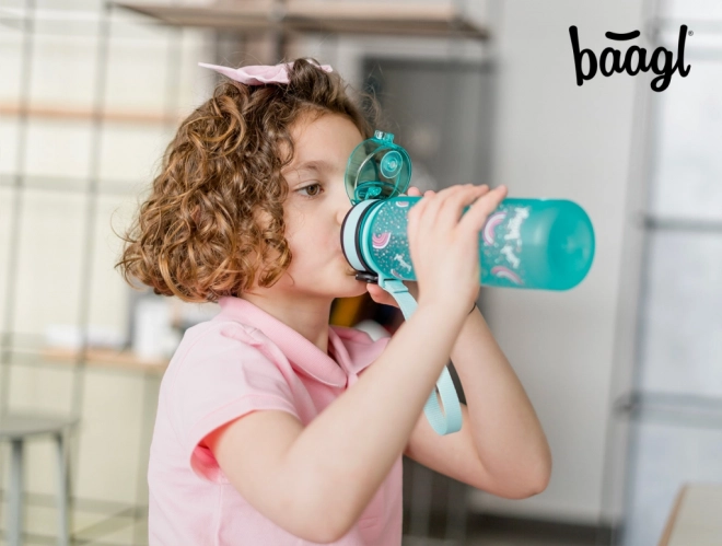 Sticlă tritan pentru băut BAAGL Curcubeu 500 ml
