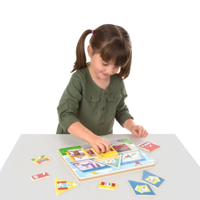 Puzzle sonore - în jurul casei