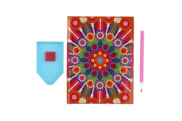 Set creativ jurnal mandala cu diamante