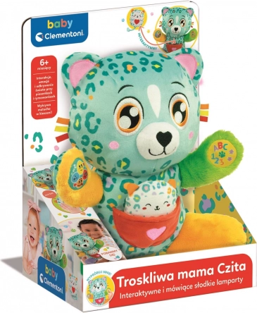 Troskliwa Mama Czita jucărie interactivă de pluș pentru bebeluși BABY CLEMENTONI